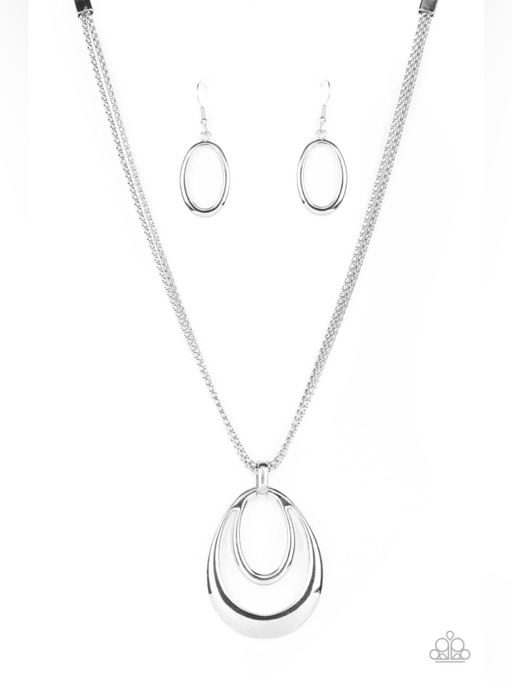 ❤️🔥5/$25❤️🔥 Suburban Storm Silver Necklace - Picture 2 of 3